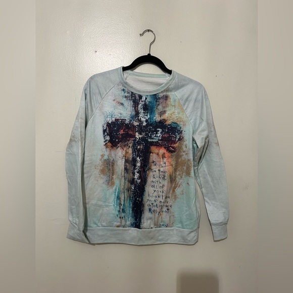 Tops - Graphic Pullover Sweatshirt